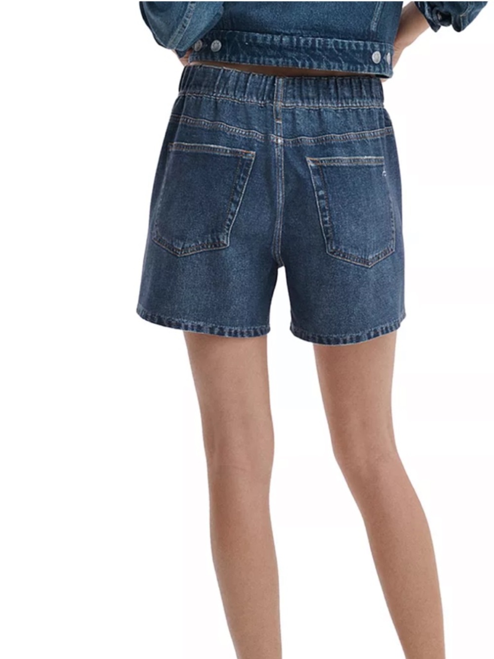 NEW Rag & Bone Miramar Sofie Cotton Terry Sweatpant Jean Walking Shorts. Size 30 - Picture 2 of 7